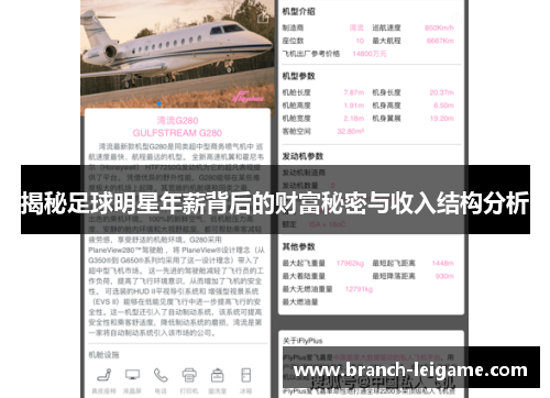 揭秘足球明星年薪背后的财富秘密与收入结构分析